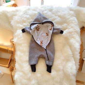 Walkoverall Lulu aus gekochter Wolle